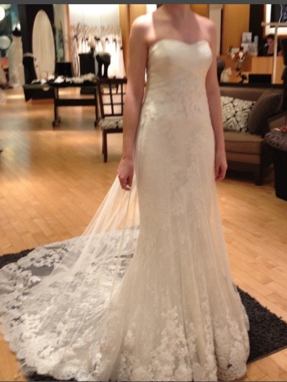 La Sposa - Denia Mermaid Wedding Gown in Cream Size 12